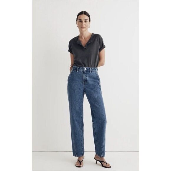 Madewell Baggy Straight Jeans Twisted Seam Edition Women's Size 27 - Picture 3 of 9